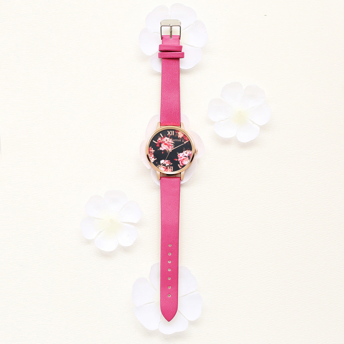 Lvpai Marke Frauen Armband Uhr Mode Rose Gold Blumen Leder Einfache Frauen Kleid Uhren Luxus Business Geschenk Uhr Uhr Limorista