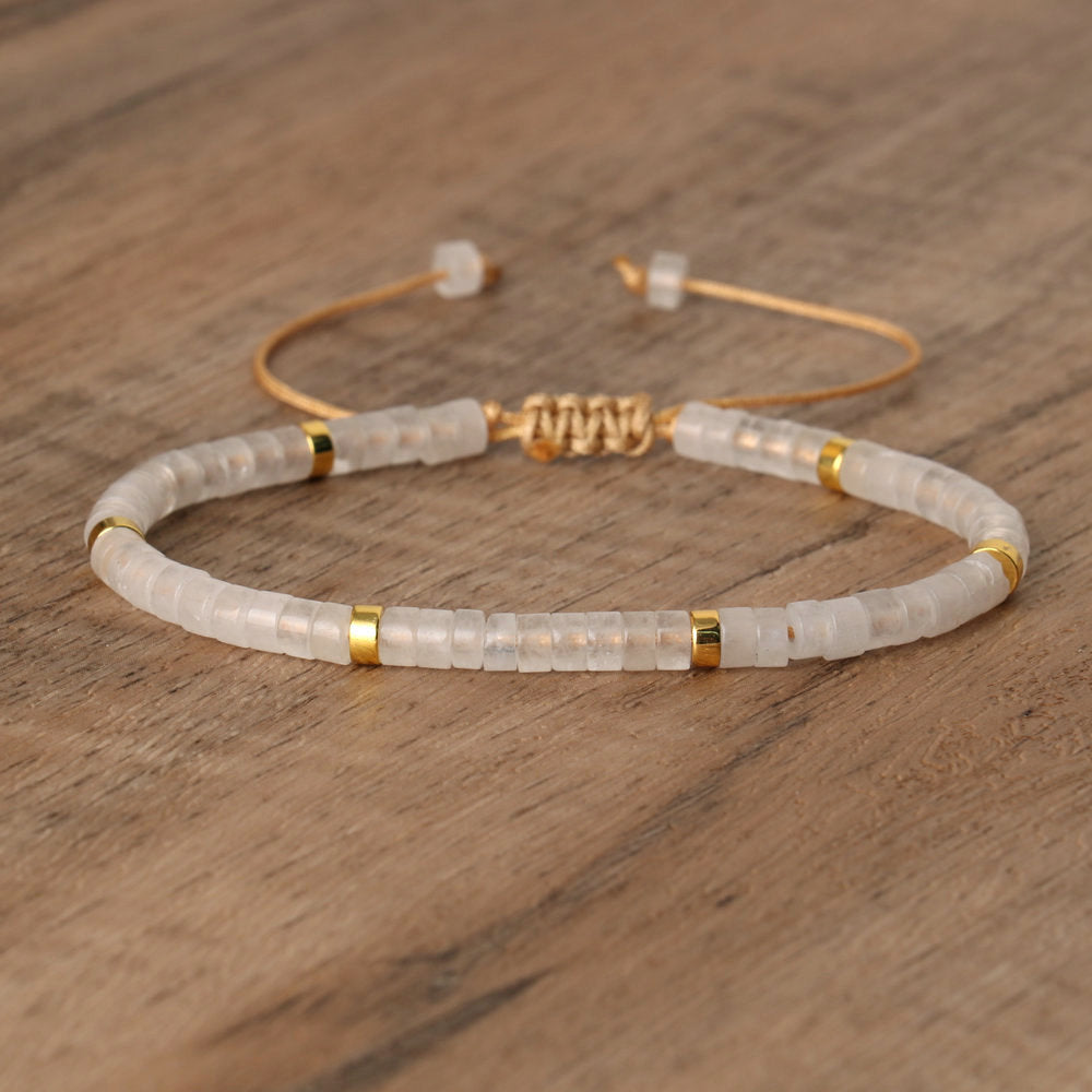 Spacer Beads Beaded Weave Bracelet Women&