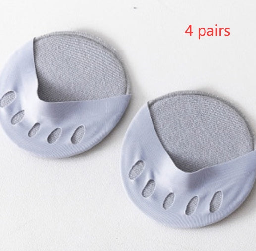 Five Finger Socks Female Ice Silk Boat Socks Comfortable Invisible Ice Boat Socks Limorista