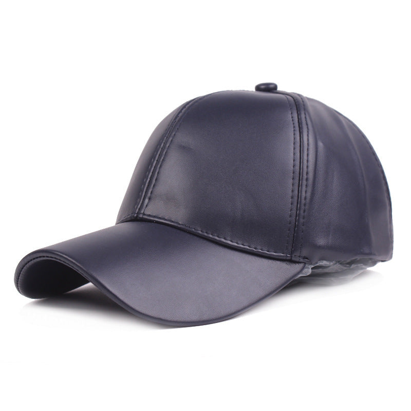 Leather peaked cap Limorista