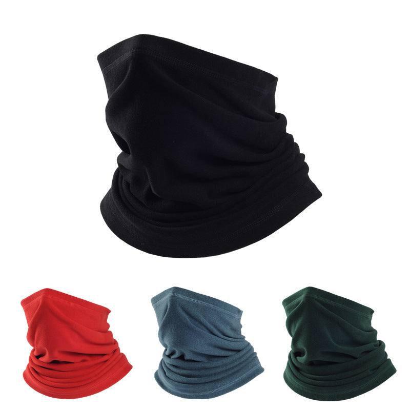 Ski half face cold winter warm hooded scarf Limorista