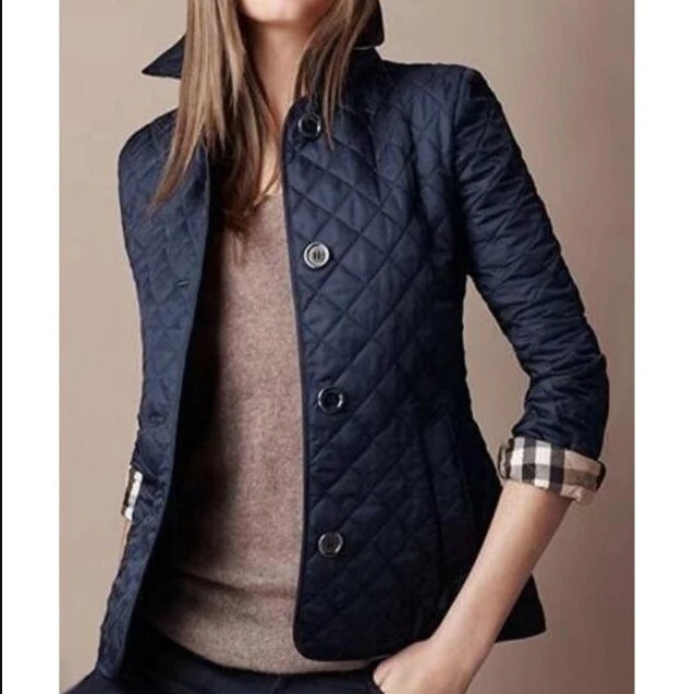 Fashionable Temperament Lapel Single-breasted Slim-fit Warmth Limorista