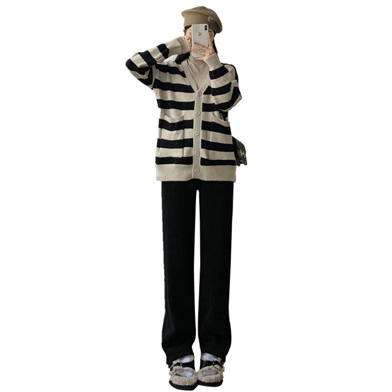 Velvet Thick Cotton Pants Outdoor Casual Wheat Narrow Version Limorista