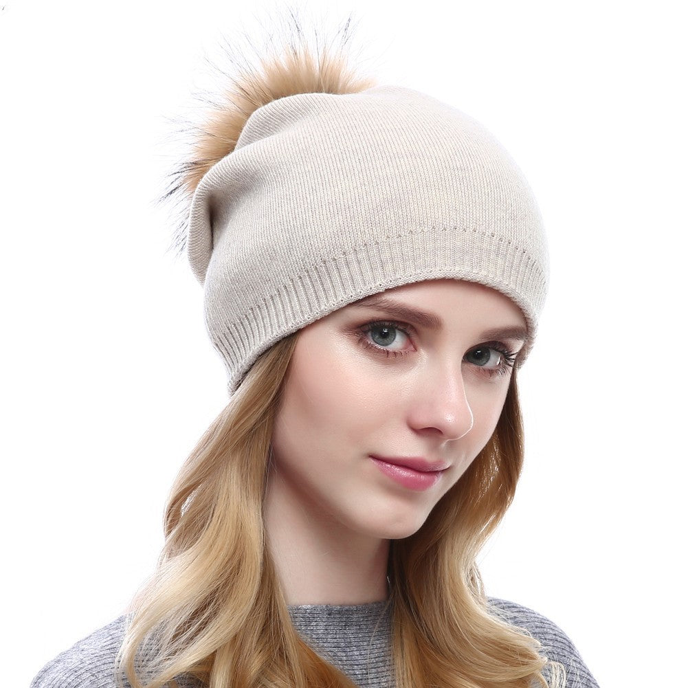 Fur Pompom Hats Limorista