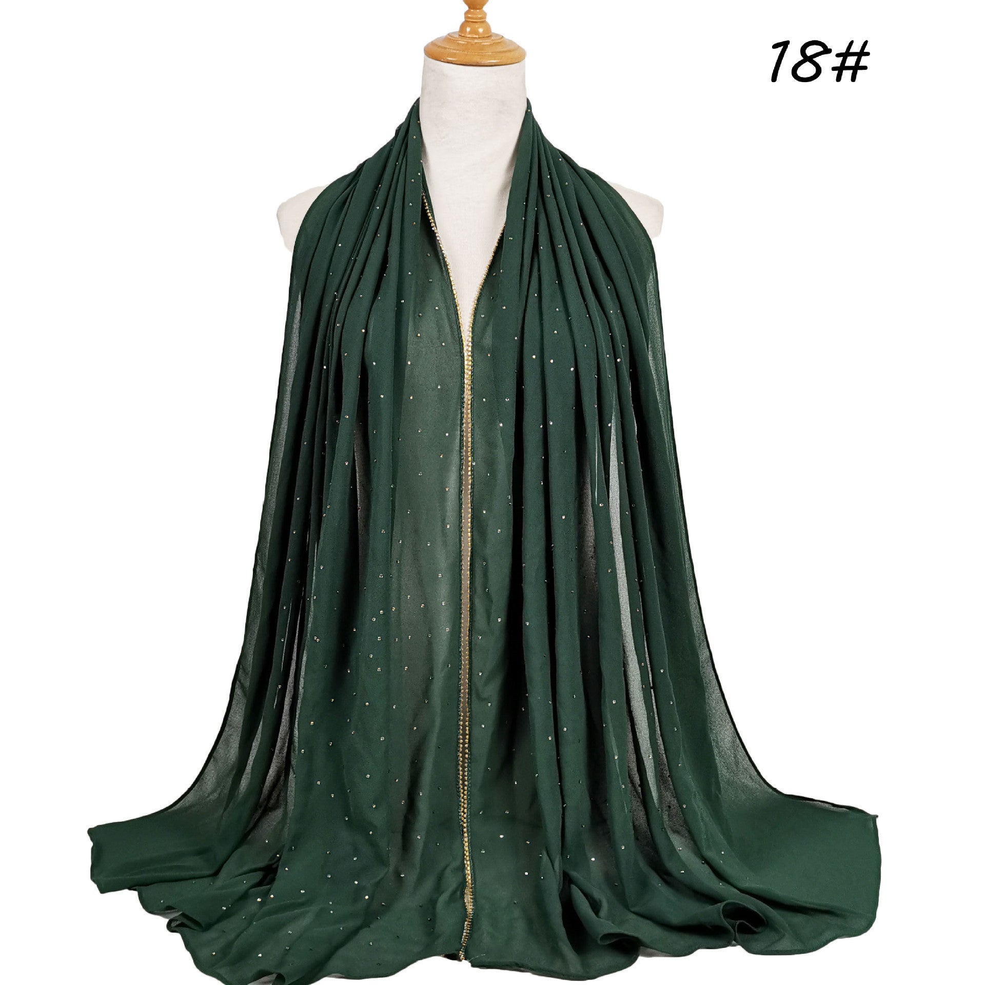 Chain Pearl Chiffon Hui Hood Limorista