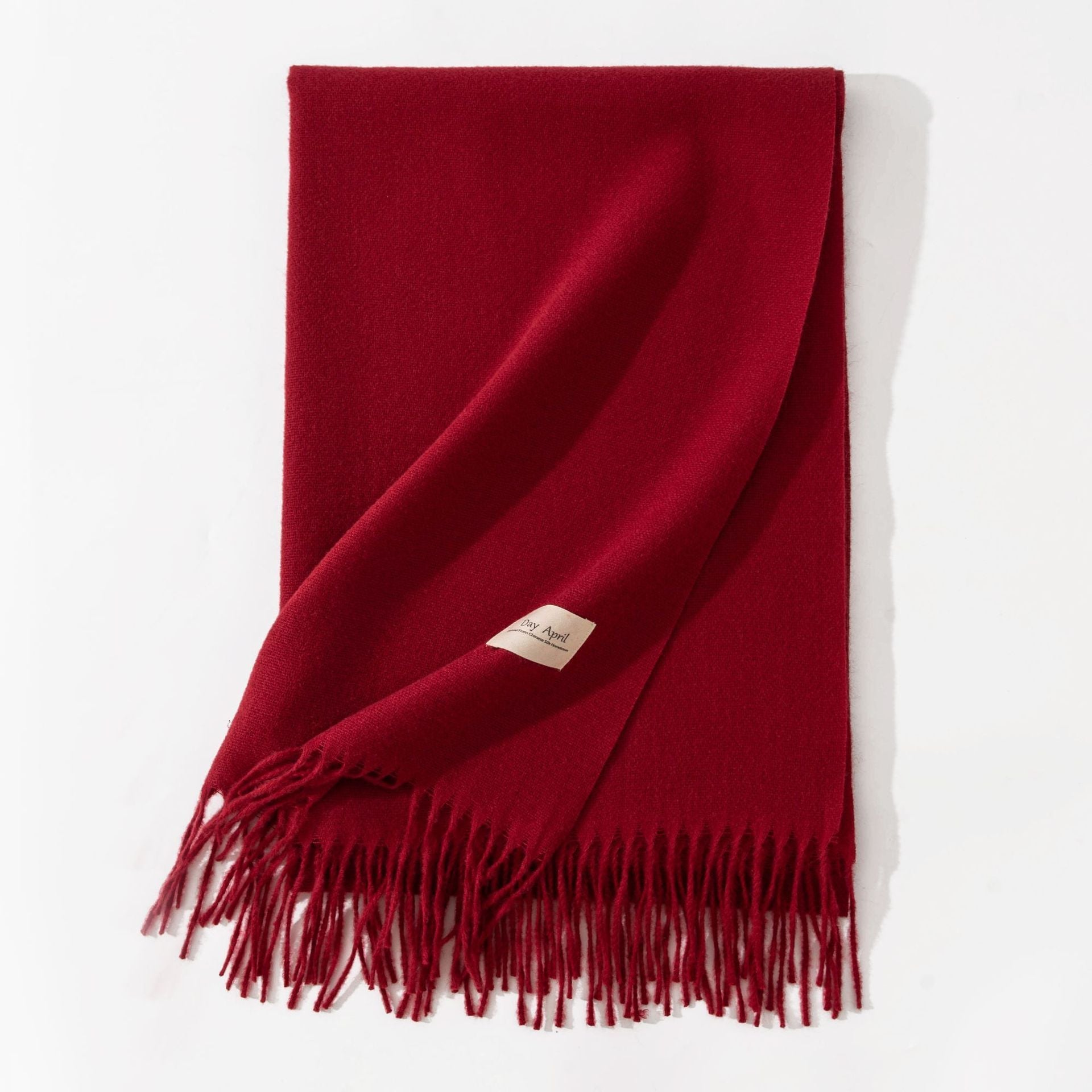 Pure Color Artificial Cashmere Scarf Women&