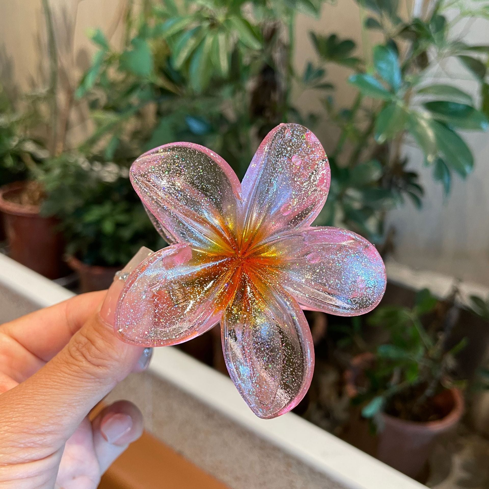 Flower Barrettes Women&