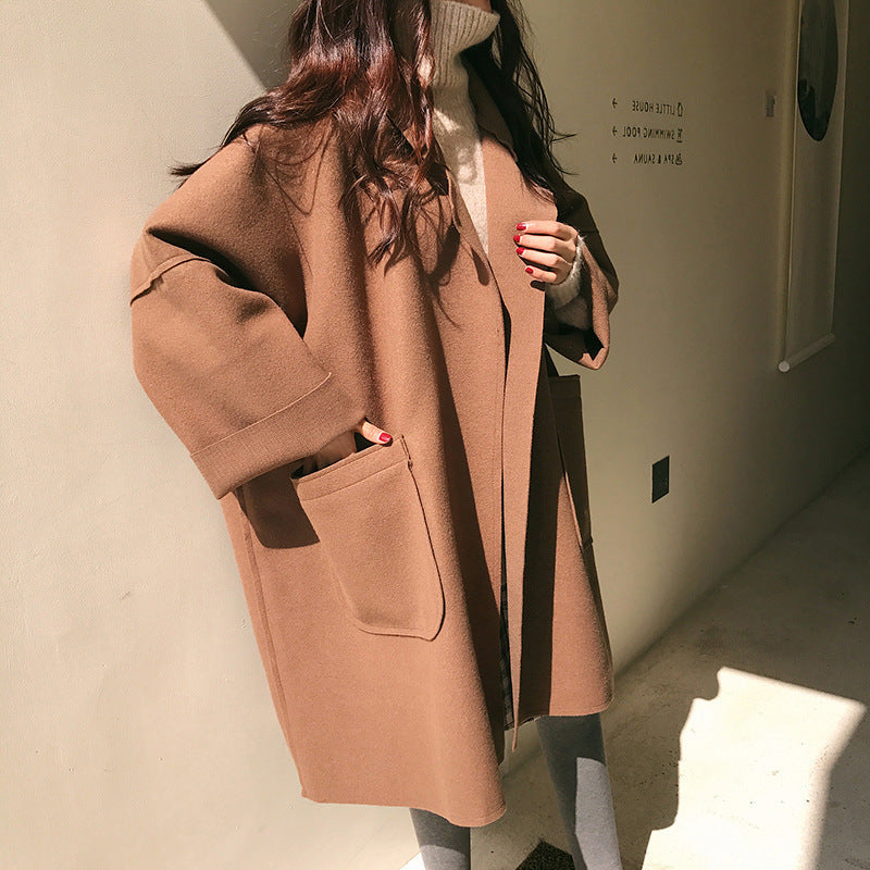 Long coat in woolen coat Limorista