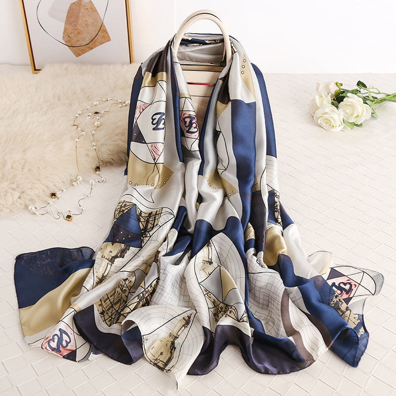 Lightweight And Smooth Sun Protection Scarf Limorista