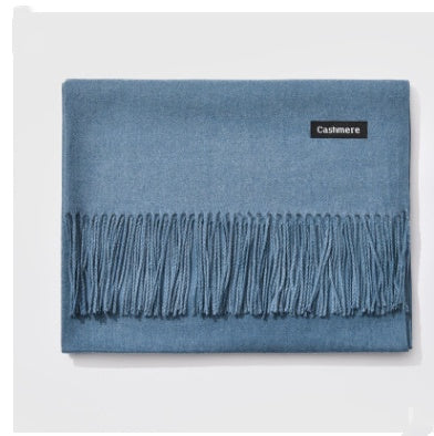 And Winter New Ladies Shawl Monochrome Cashmere Variety Warm Classic Scarf Scarf Scarf Limorista