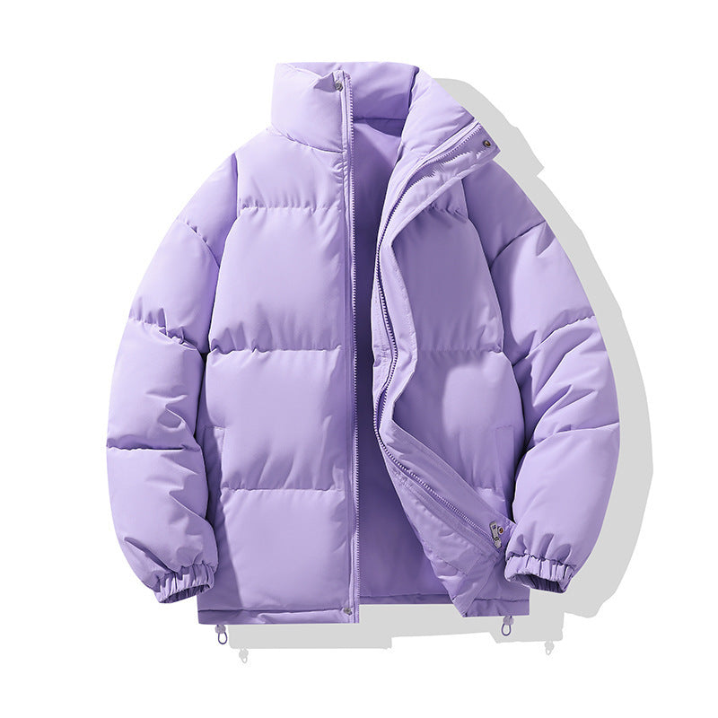 Cotton-padded Coat Stand Collar Cotton-padded Jacket Couple Wear Warm Limorista