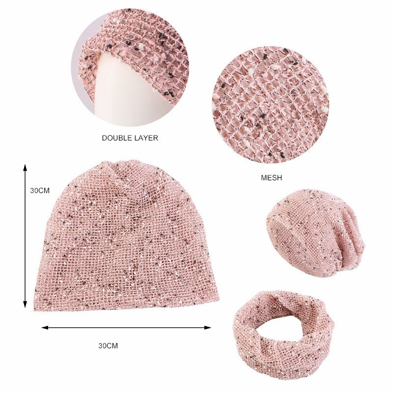 Cotton And Linen Breathable Mesh Dual-purpose Twist Woven Hat Limorista