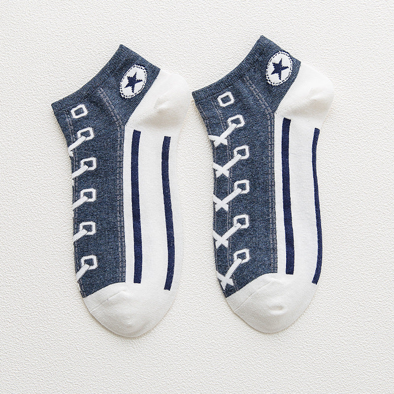 Combed Cotton Deodorant Breathable Boat Socks Limorista