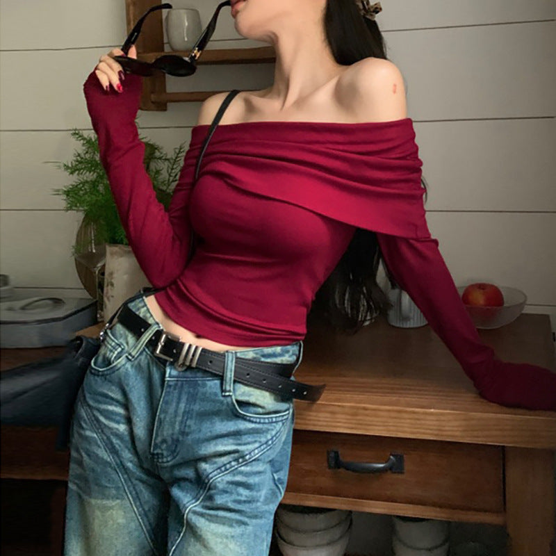 Fashion Tight Bottoming Shirt T-shirt For Women Limorista