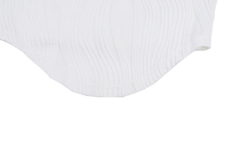 New French Design Pleated Top Limorista
