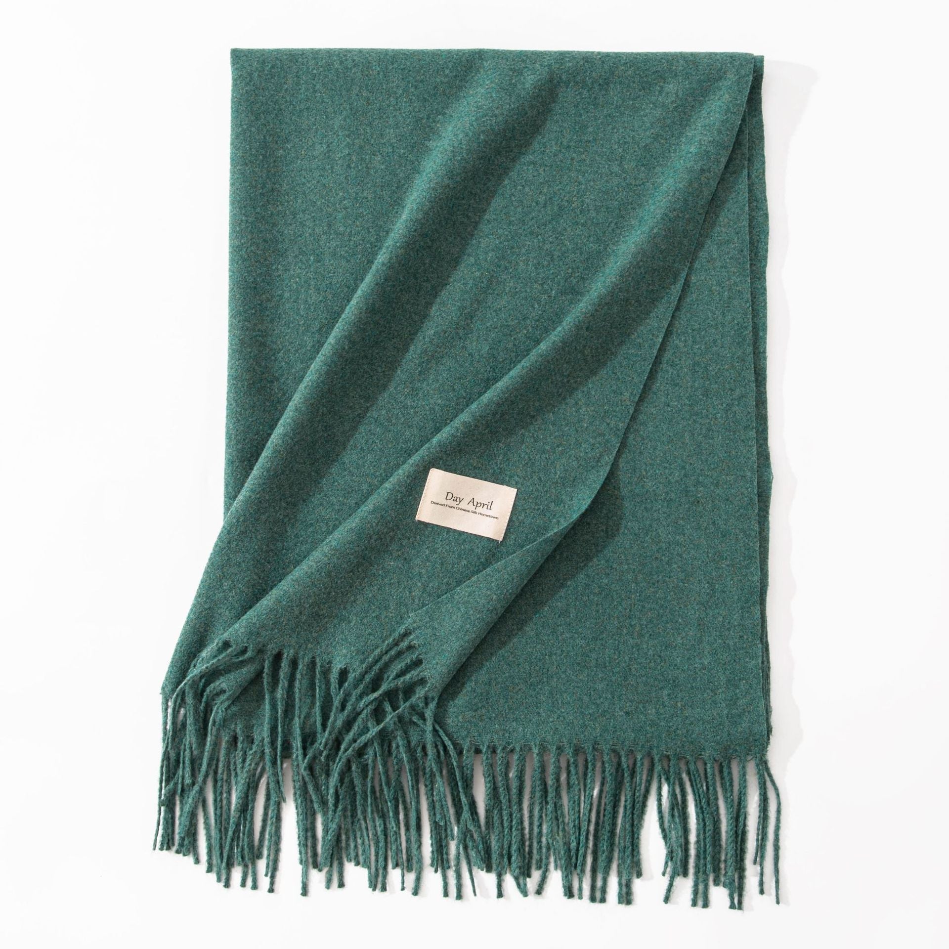 Pure Color Artificial Cashmere Scarf Women&