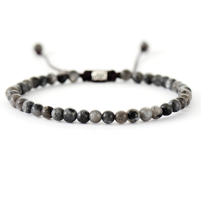 Simple Natural Stone Beaded Bracelet Limorista