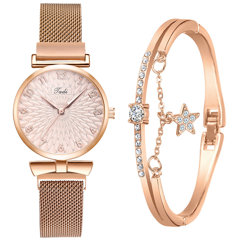 Fashion Mesh Strap Ladies Quartz Watch Limorista