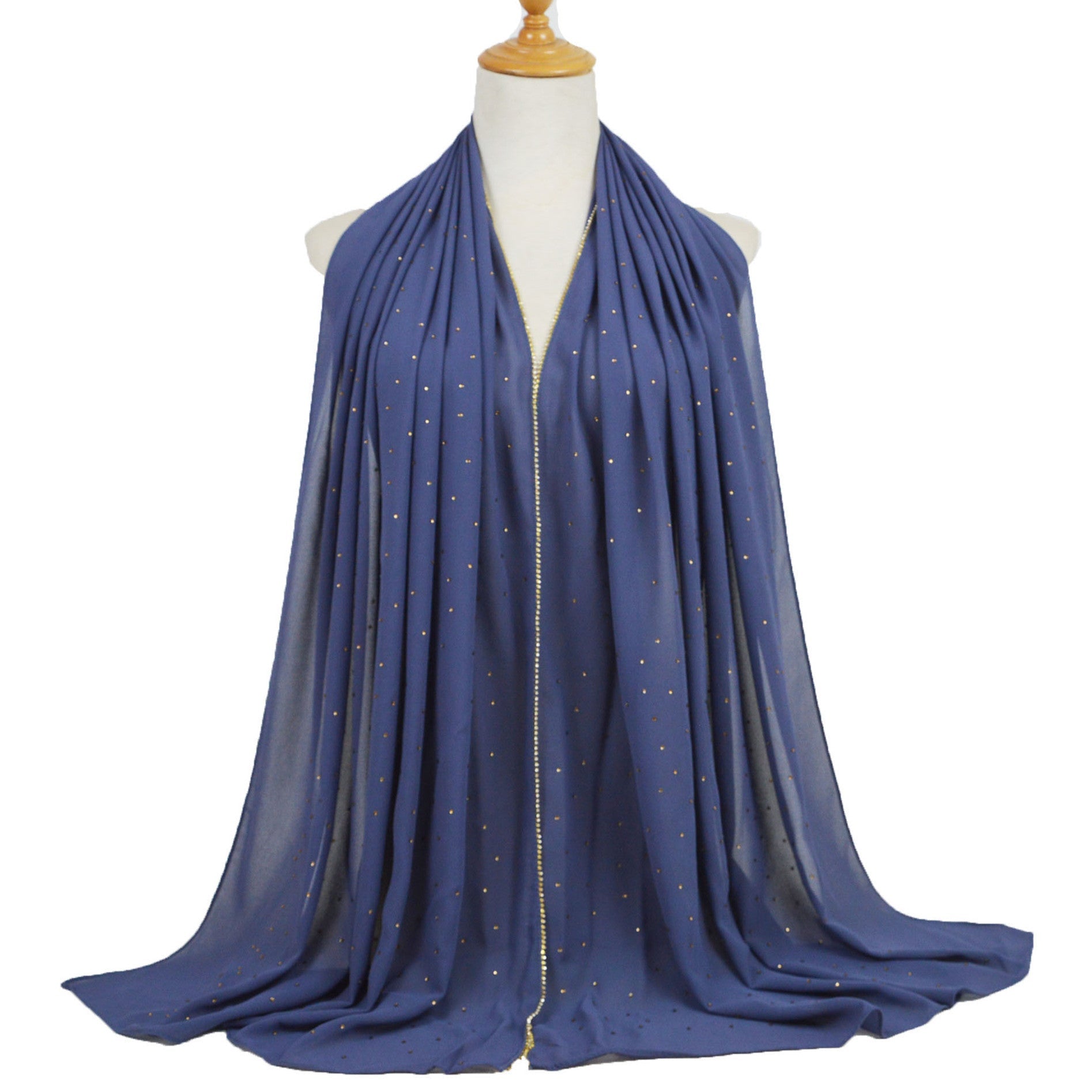 Chain Pearl Chiffon Hui Hood Limorista