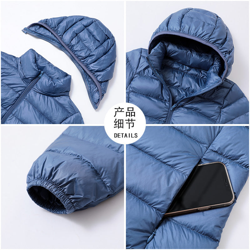 Hat Detachable Autumn And Winter Lightweight Down Coat Limorista