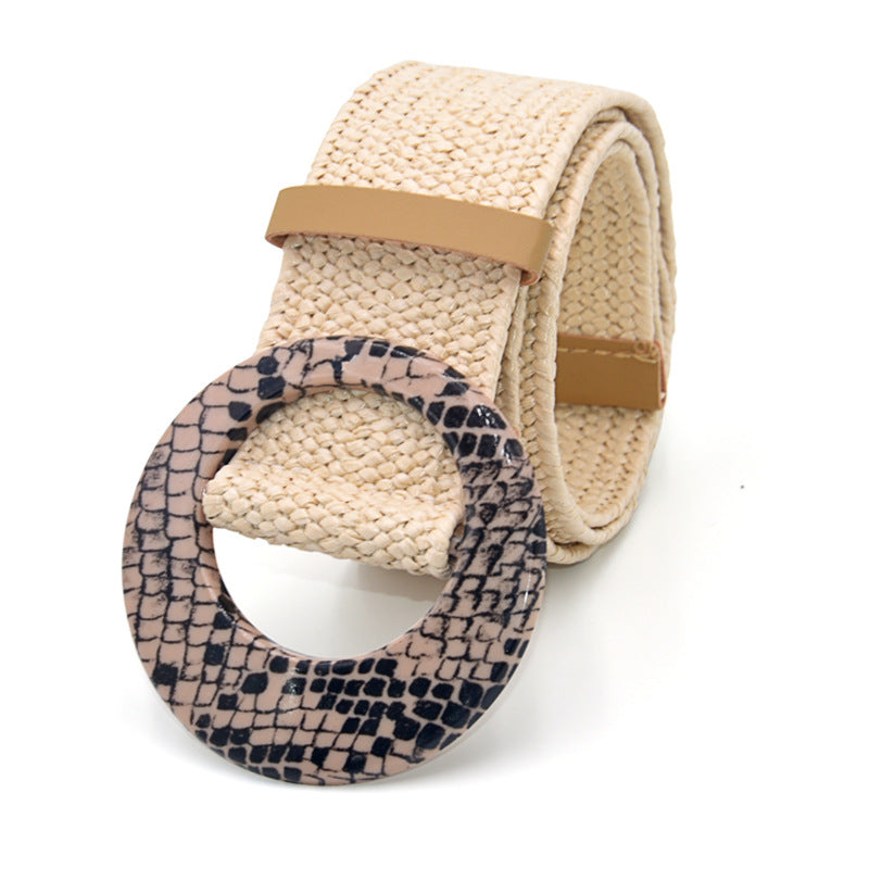 Bohemian Holiday Linen Woven Belt Limorista