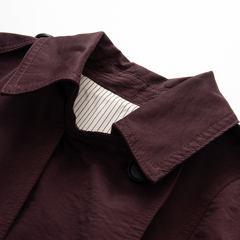 Trench Mid-length British Trench Coat Limorista