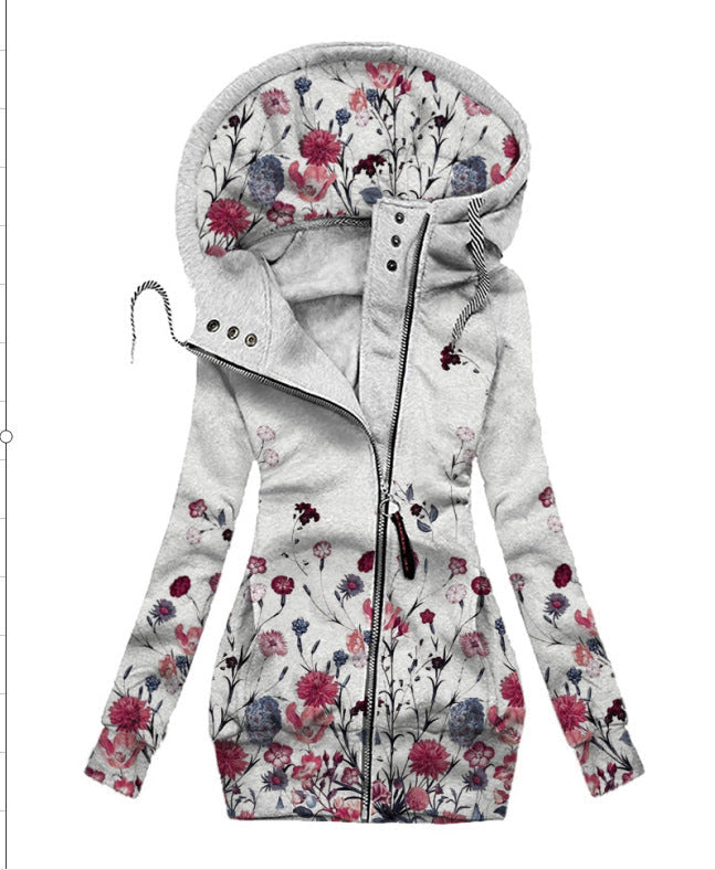 Slim-fit Long-sleeved Sweatshirt With Zipper Limorista