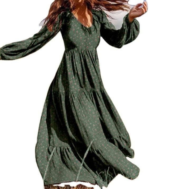 Ruffled Fashion Casual Floral Plus Size Dress Limorista