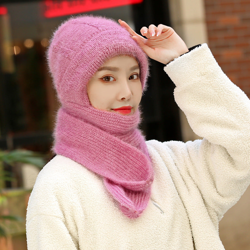 Hat And Scarf All-in-one Women&