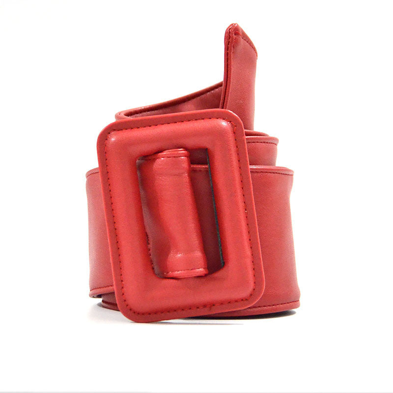 Sheepskin wide belt women Limorista