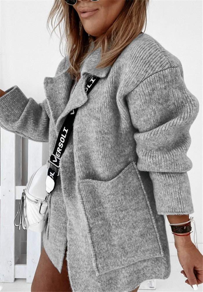 New Product Fashion Print Ladies Woolen Coat Limorista