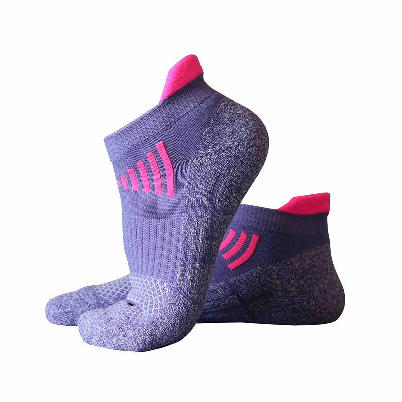 Towel Bottom Socks Anti-friction Color Matching Mesh Breathable Running Limorista