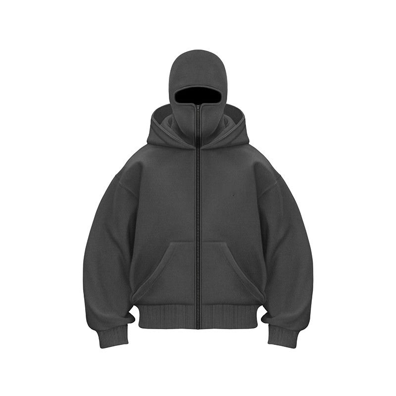 Fleece-lined Double Hood Unique Design Hooded Sweater Limorista