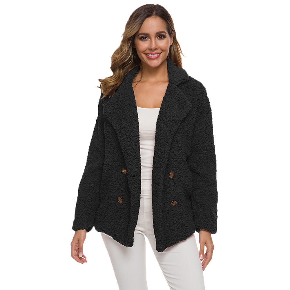 European And American Lamb Fleece Thickened Women&