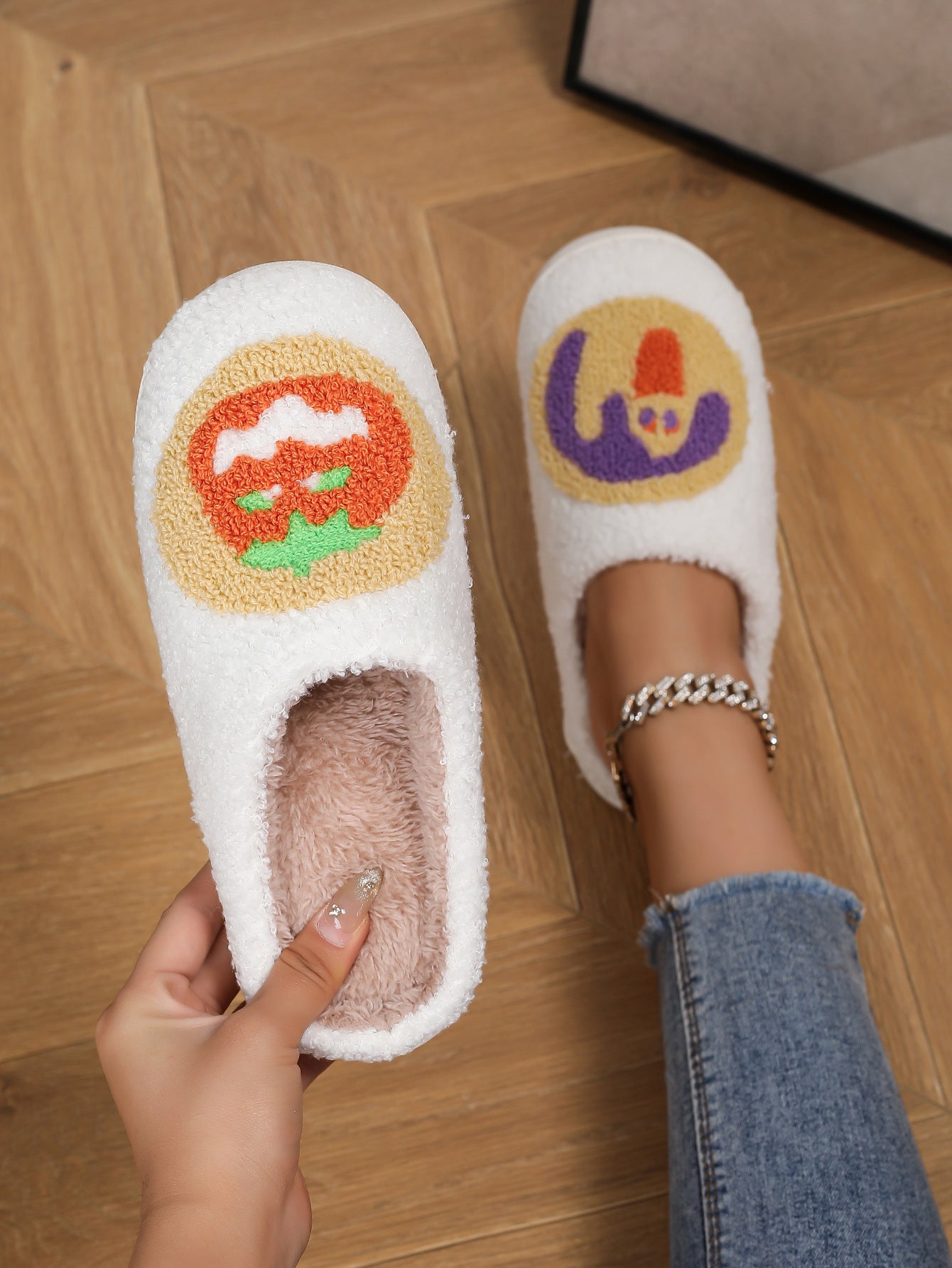 Halloween Warm Indoor Non Slip Cotton Slippers Limorista
