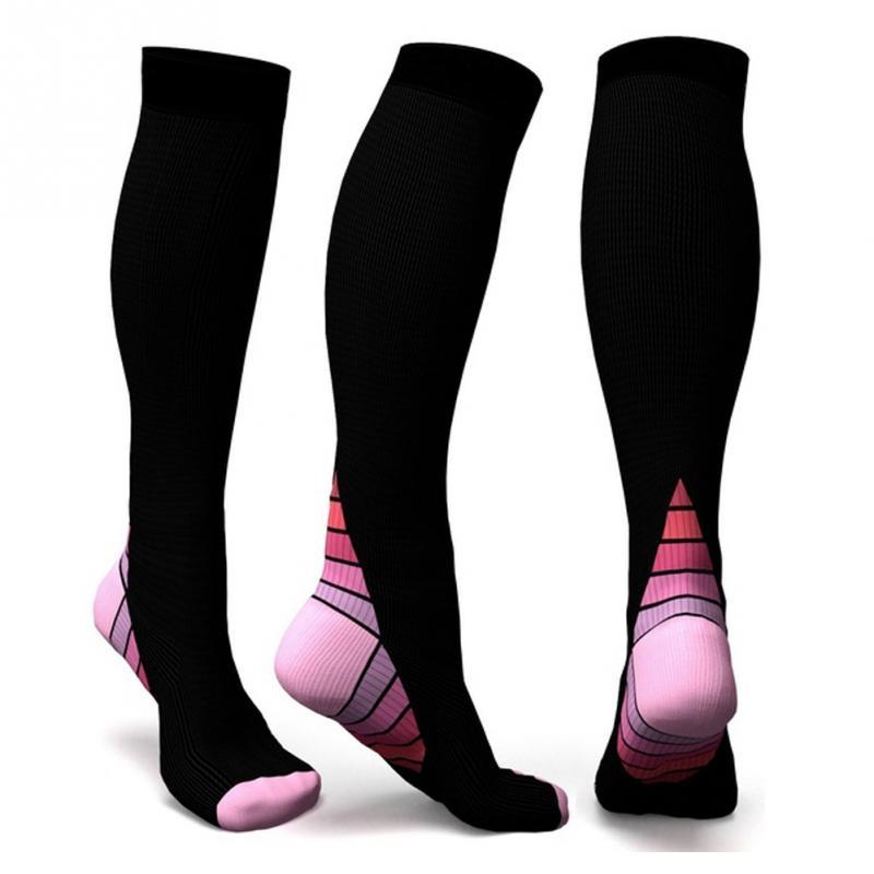 Unisex Men Professional Compression Socks Breathable Travel Activities Fit for Nurses Shin Splints Flight Travel Sports Sock Limorista