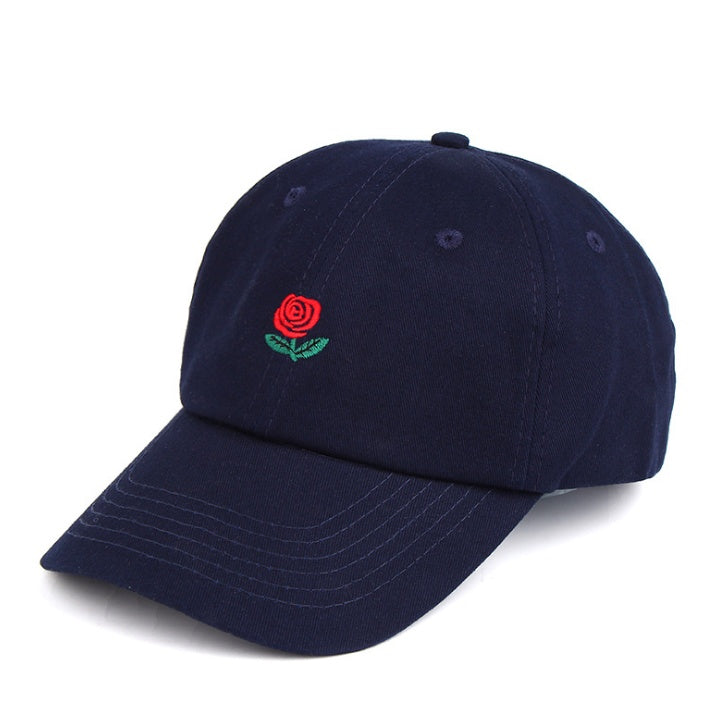 Rose Embroidered Hat Sunscreen Korean Casual Sun Hat Limorista