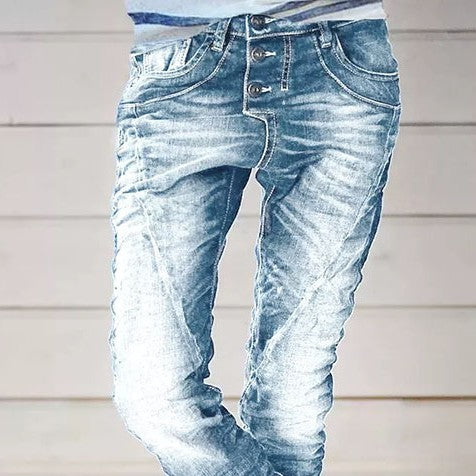 Drawstring Elastic Waist Washed Women&