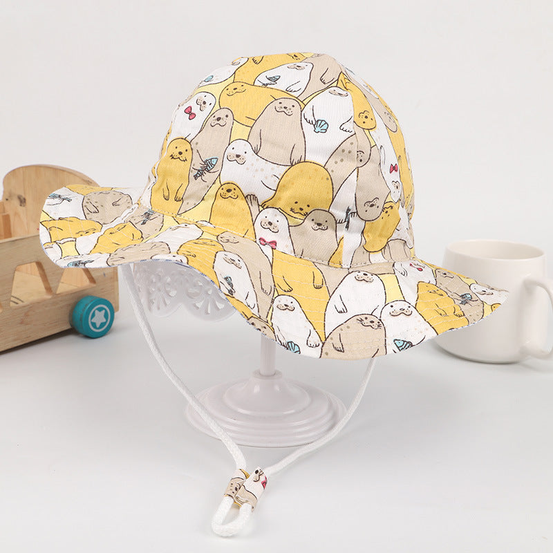 Sunshade Sun Cute Boy And Girl Pot Hat Limorista