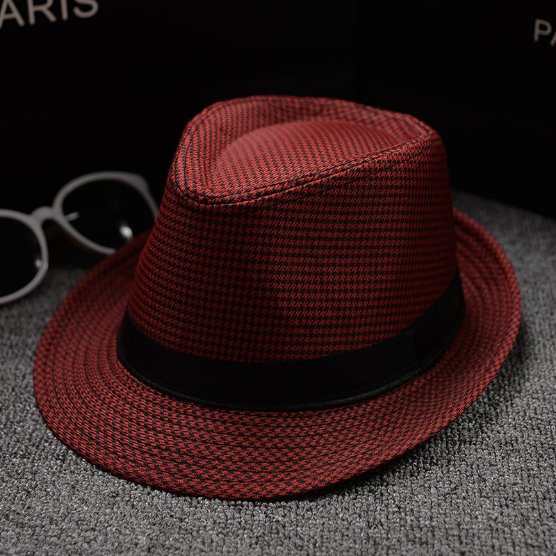 British Houndstooth European And American Sun Hats For Men Limorista
