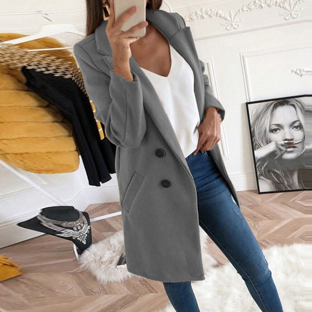Medium Long Wool Coat Limorista