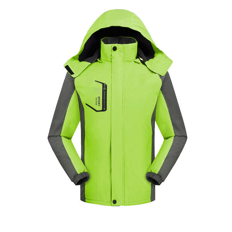 New Fleece-lined Thick Jacket Men And Women Couple Limorista