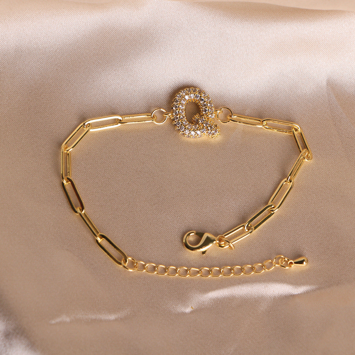 18K Bubble Balloon 26 English Zircon Clip Bracelet Limorista