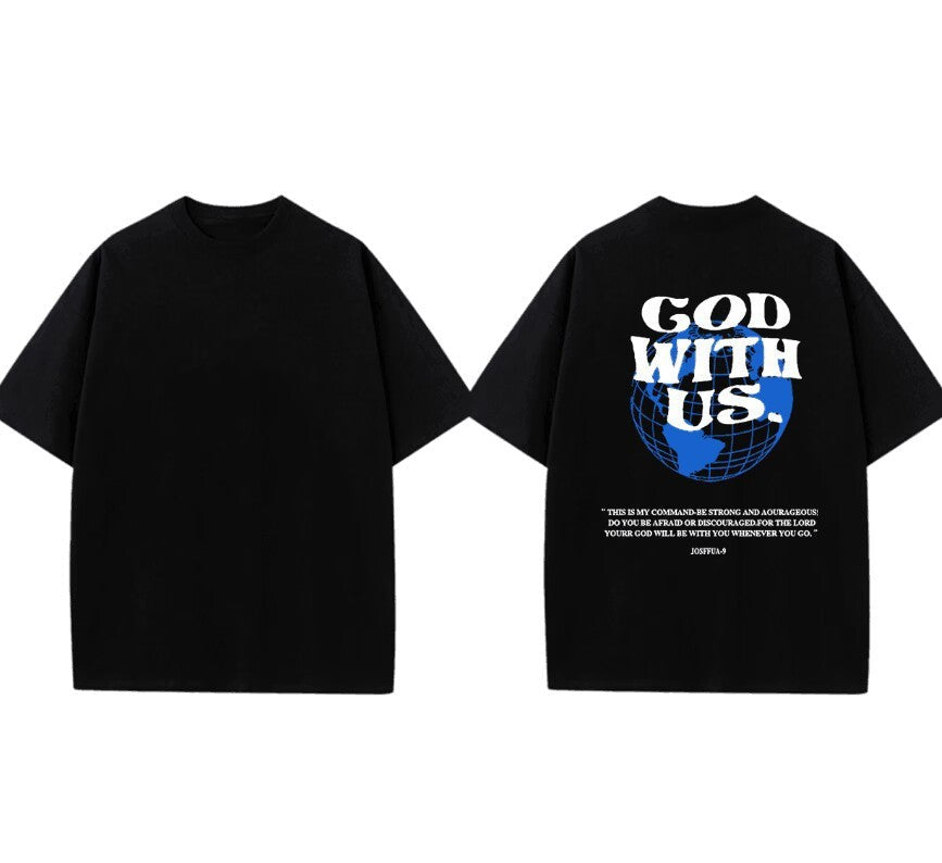 Letter Print Short-sleeve Casual Retro T-shirt Women Limorista