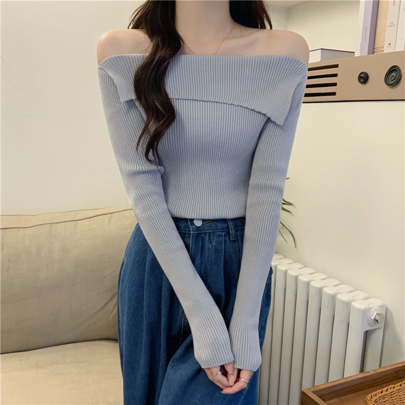 Retro Fashion High-end Off-shoulder Top Limorista