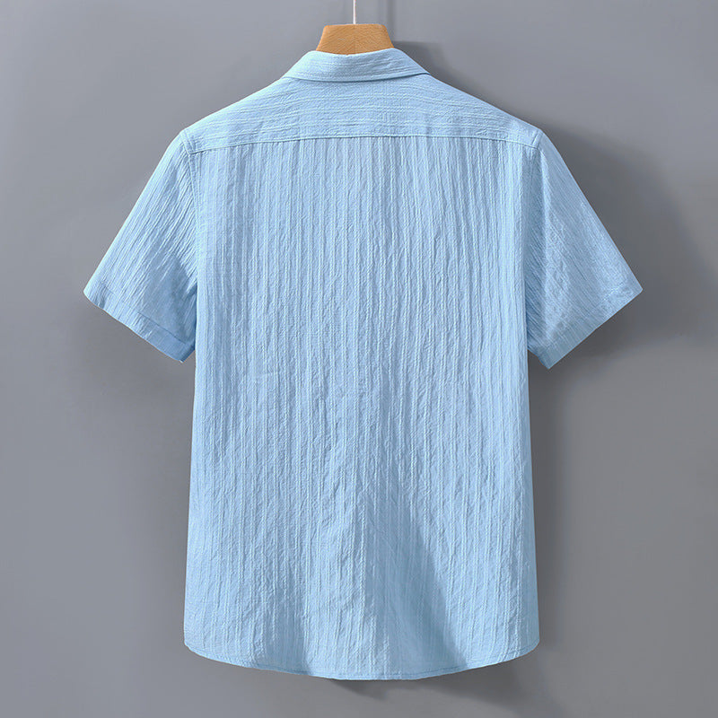 Men Sun-proof Shirt Loose Cotton Breathable Limorista