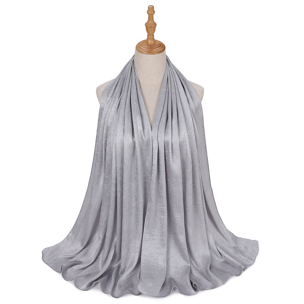 New Silk-like Silky Satin Scarf Limorista