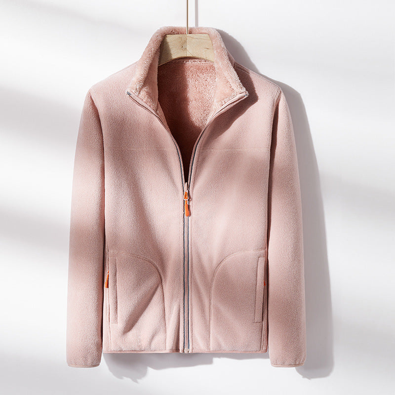 Fashion Outdoor Polar Fleece Double-sided Coral Fleece Jacket Limorista