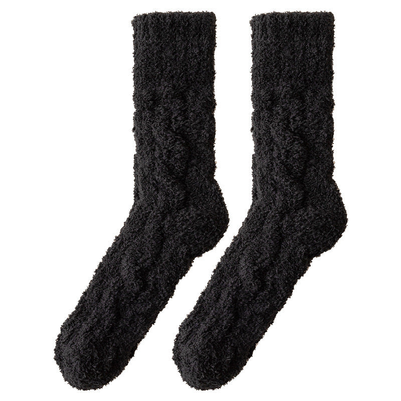 Coral Fleece Socks Women&