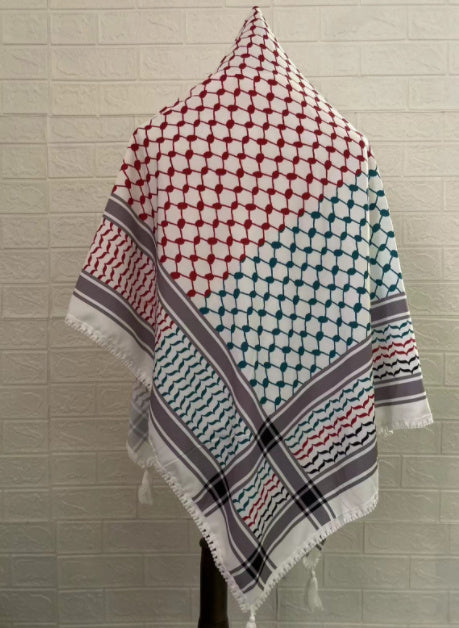 New Four-side Tassel Outdoor Tactics Headscarf Limorista